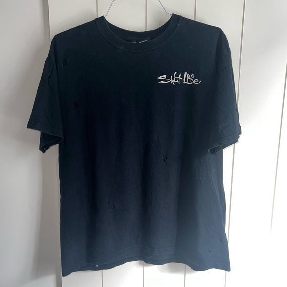 VNTG Y2K Salt Life custom distressed tee - Picture 8 of 11